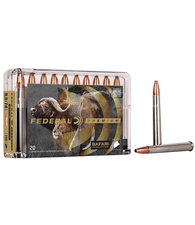 Premium Safari Rifle Ammo 9.3x74 R 286gr Swift Aframe