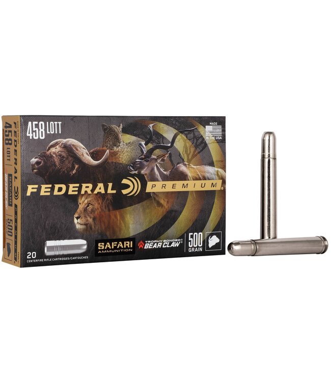 Premium 458 Lott 500gr Trophy Bonded Bear Claw