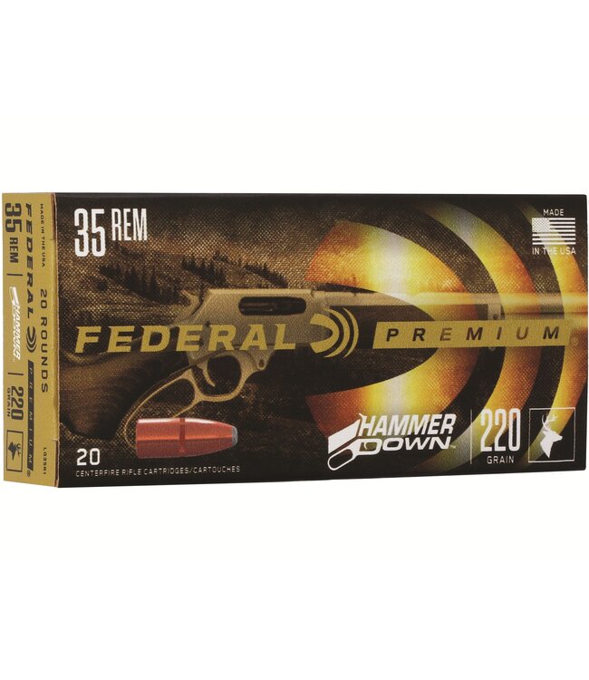 Ammo Hammer Down 35 Rem 220gr 20 Rnds