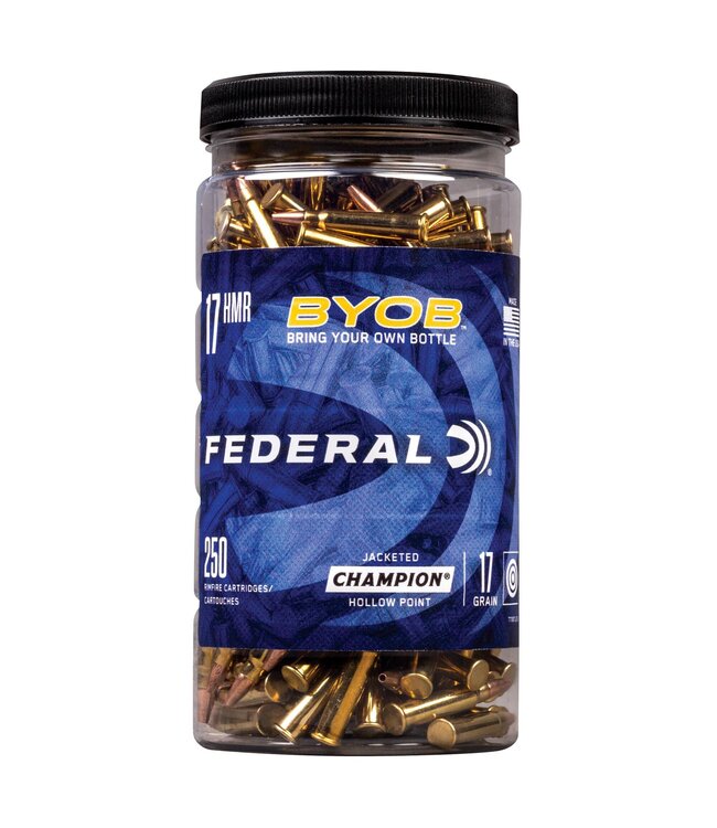 Champion Rimfire Ammo BYOB 17 HMR 17gr JHP 250ct