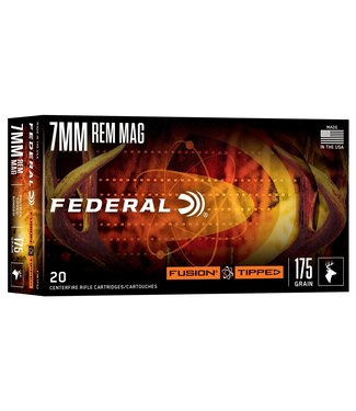 Fusion Tipped 7mm Rem Mag 175gr Bonded 20 Rnds