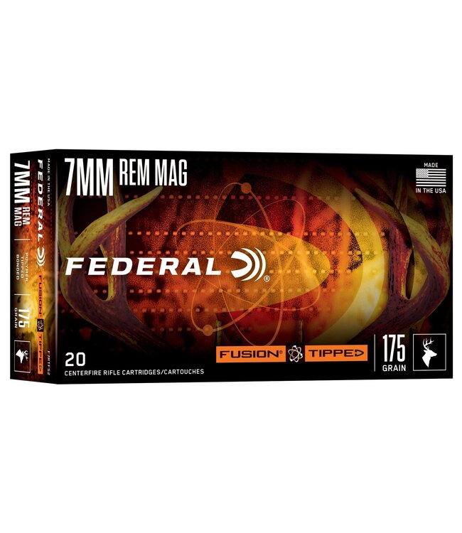 Fusion Tipped 7mm Rem Mag 175gr Bonded 20 Rnds