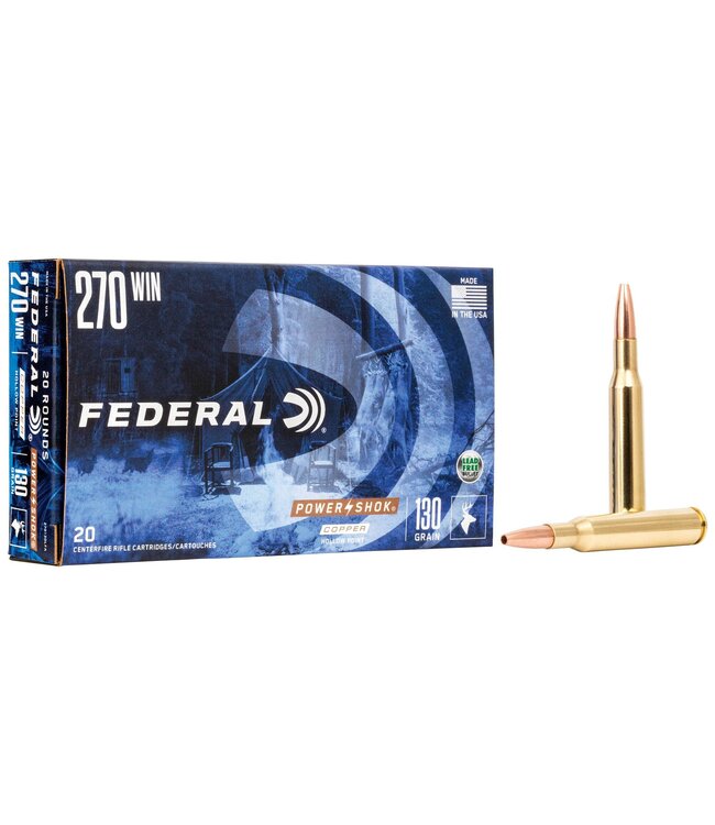 PowerShok Copper 270 Win 130gr CHP 20 Box