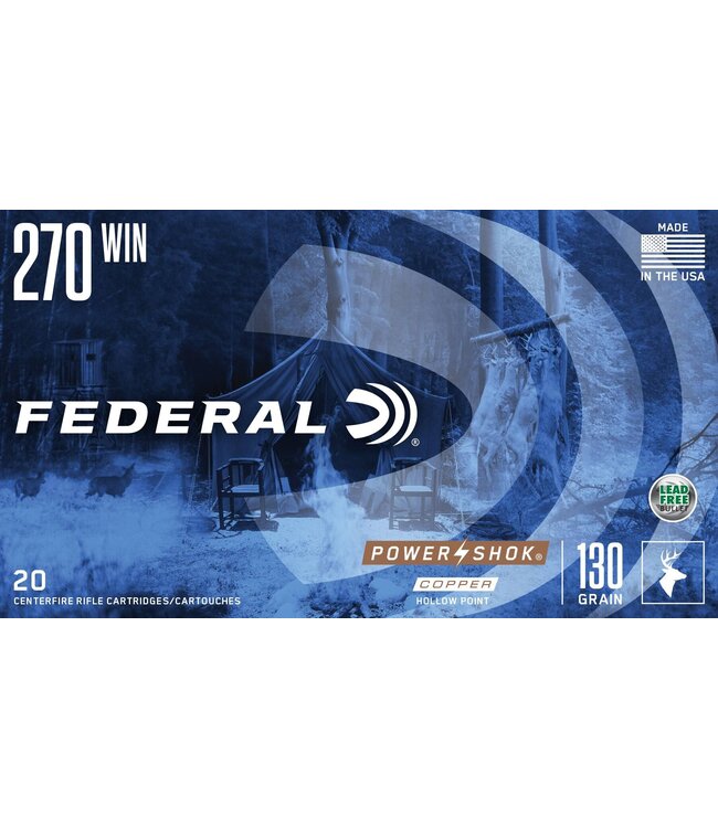 PowerShok Copper 270 Win 130gr CHP 20 Box