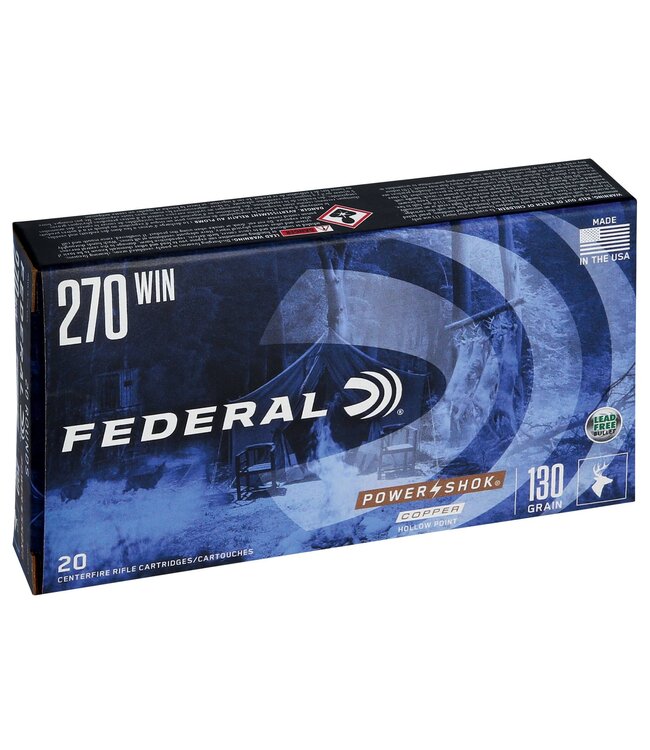PowerShok Copper 270 Win 130gr CHP 20 Box
