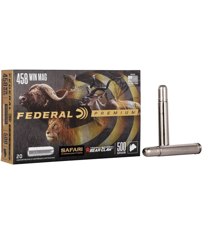 Premium Safari 458 Win Mag  500gr Trophy Bonded Bear Claw SP