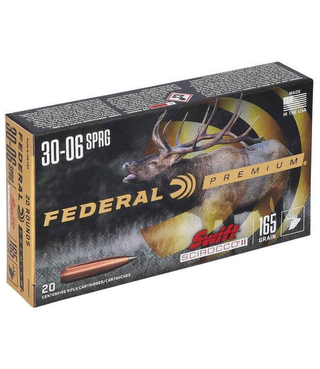 Premium 30-06 SPRG 165gr Swift Scirocco II