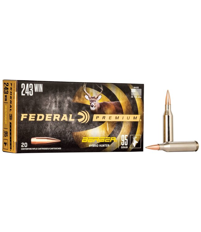 Premium Berger Hybrid Hunter .243 95gr  20  Rd