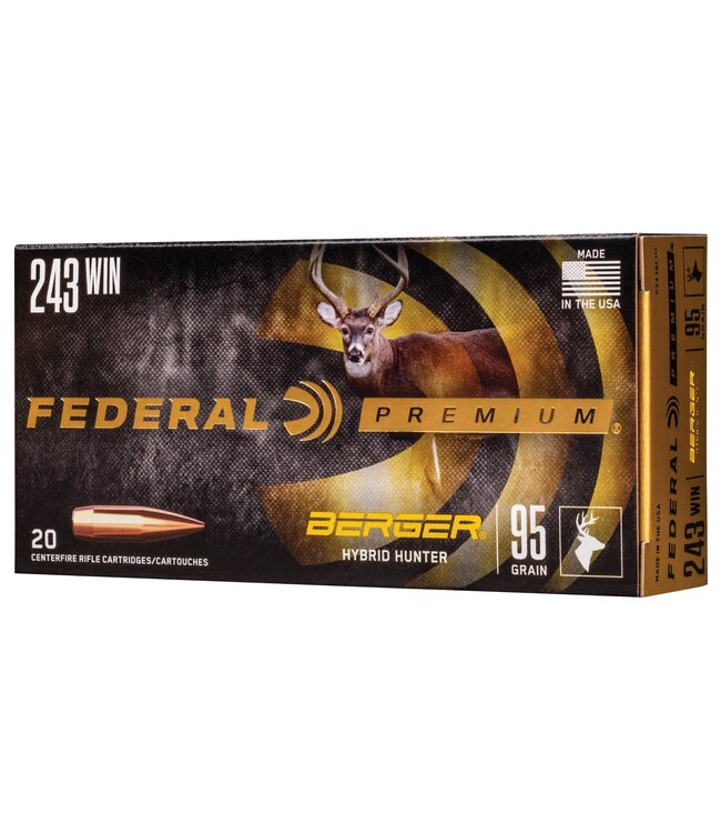 Premium Berger Hybrid Hunter .243 95gr  20  Rd