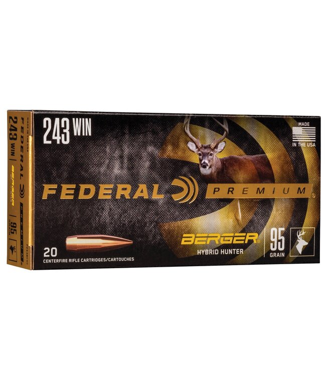 Premium Berger Hybrid Hunter .243 95gr  20  Rd