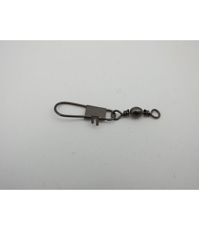 Swivel Barrel w/interlock snap BLK sz 5, 5pc