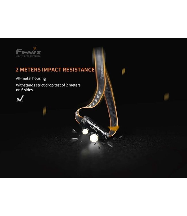 Fenix HM65R Rechargeable 1400 Lumens Dual Beam LED Headlamp