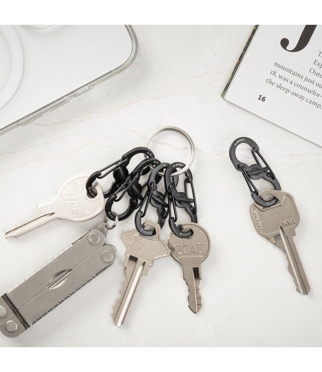 Nite Ize S-Biner MicroLock 2-Pack Stainless Steel