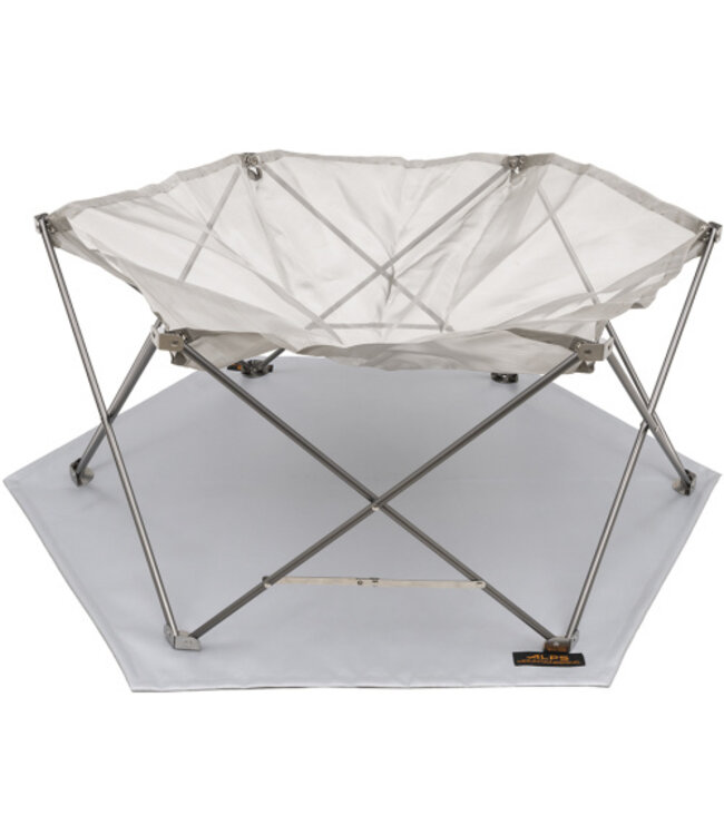 Alps Mountaineering ALPS Mountaineering Gaze Fire Pit Silver/Charcoal