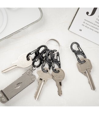 Nite Ize S-Biner MicroLock St/St. 5 pack black