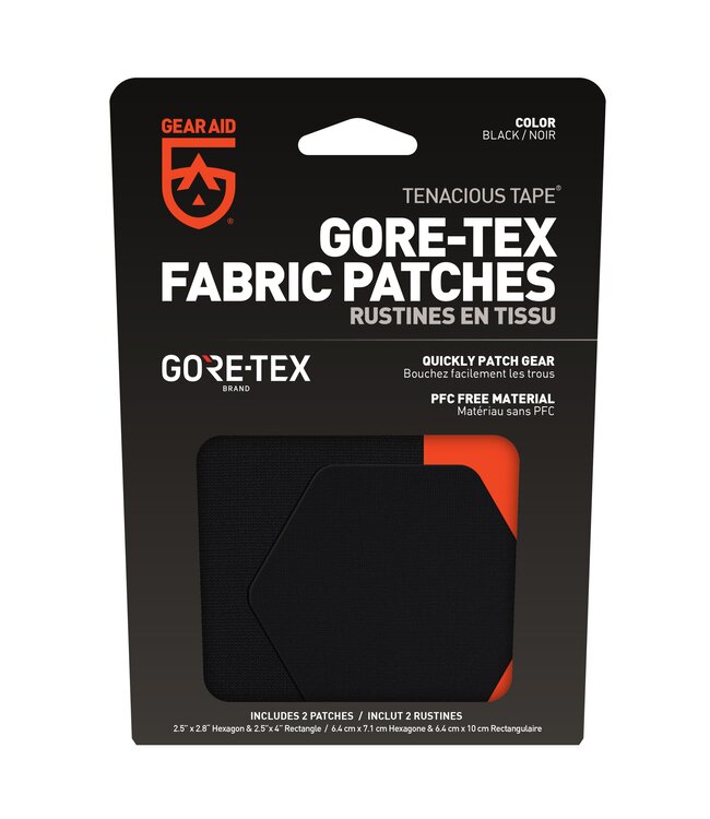 GORE-TEX Patches: 2.5 Hex and 4" Rectangle