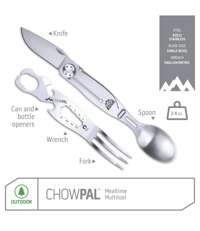 Outdoor Edge Oudoor Chowpal 2PK  With Storage Bags