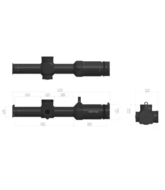 Zero Tech Thrive  HD 1-8×24 PHR 4 Illuminated 0.25 MOA 30MM