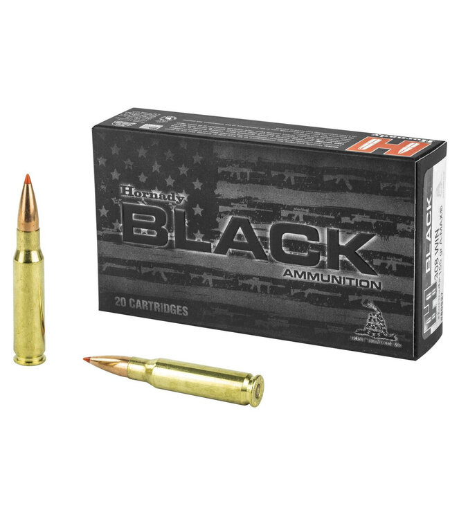 Hornady Black Rifle Ammo 308 Win 155gr A-Max 20 Rnd