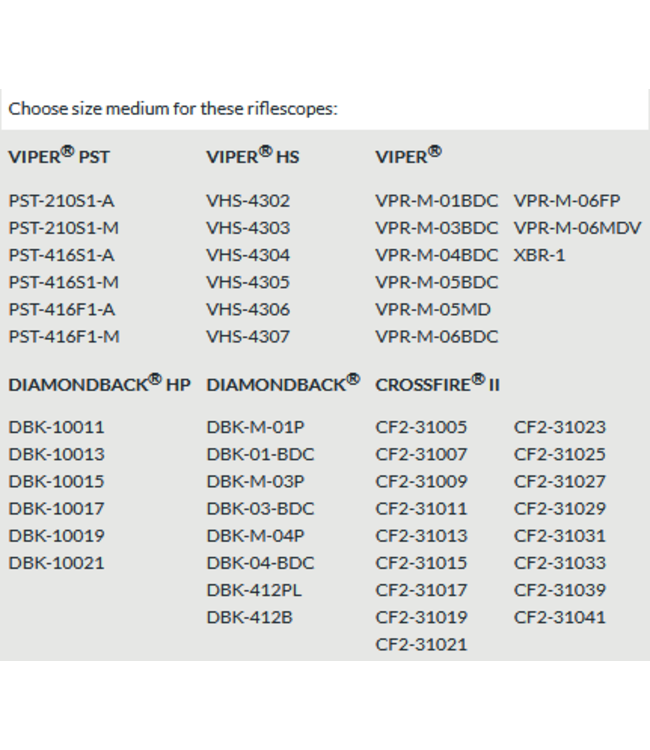 Vortex Sure Fit Riflescope Cover