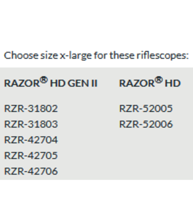 Vortex Sure Fit Riflescope Cover