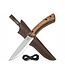 Beavercraft Dune Carbon Steel Bushcraft Knife Walnut w/Sheath