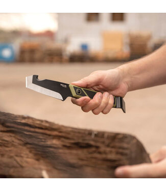 HQ Edition Compound Tac-Pry Fixed Knife w/Sheath 4in Black Oxide