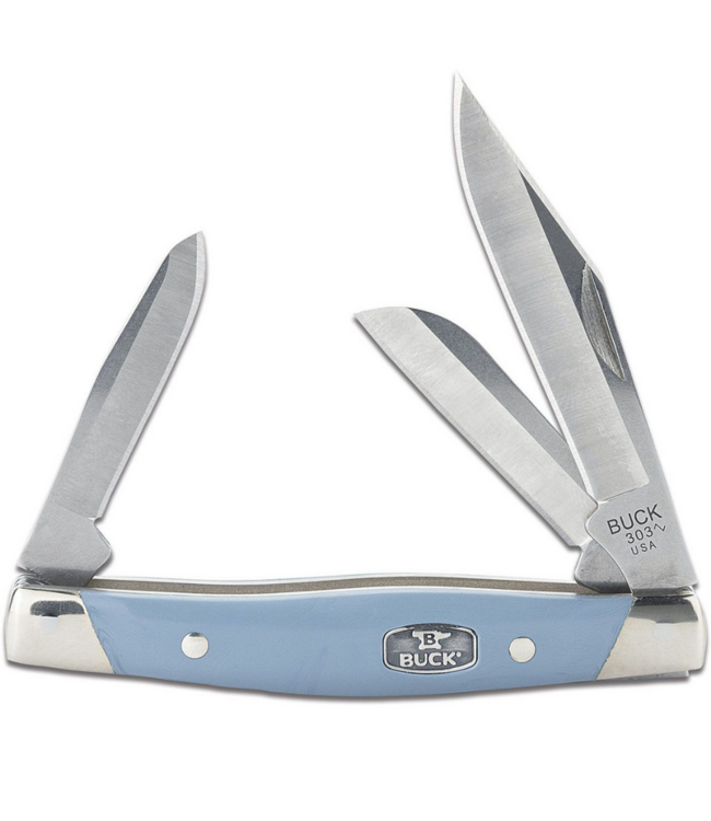 Buck Knives Buck 0303BLS-B Cadet Blue/Nickel Silver