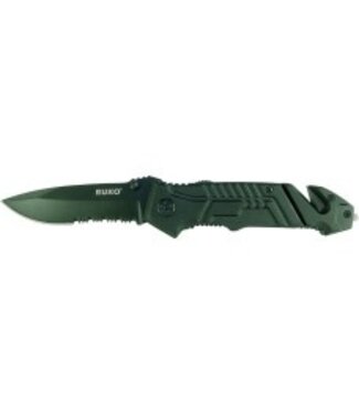 Shark Folding Knife 3-1/4" Stainless Steel Blade Rubberized black Handle