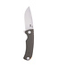 Tellus ATK Folding Knife Olive Drab Orange