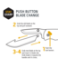 Outdoor Edge 3.0" Gutting Blade 4-Pack- Blister