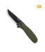 Outdoor Edge RAZOR VX2 Green G10 Blk Drop Point Spring Assist