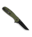 Outdoor Edge RAZOR VX2 Green G10 Blk Drop Point Spring Assist