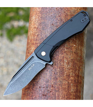 Buck Knives Buck 713CPS Ruckus Black Stonewash D2 Carbon Steel Drop Point