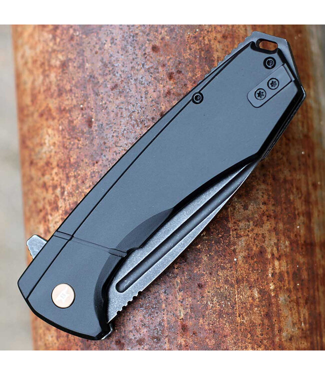 Buck Knives Buck 713CPS Ruckus Black Stonewash D2 Carbon Steel Drop Point