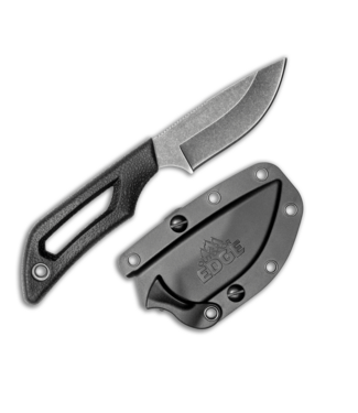Outdoor Edge Pivot Drop-Point Knife w/sheath Black