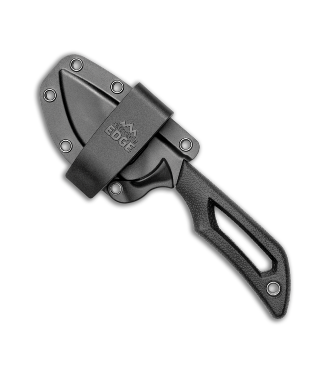 Outdoor Edge Pivot Drop-Point Knife w/sheath Black