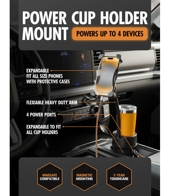 Commuter Power Cup Car Mount