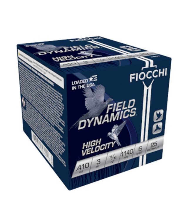 Fiocchi Ammunition Fiocchi Upland Game 410GA 3" 1140fps 11/16oz #6 shot