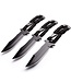 Fixed Blade Throwing Knives w/Paracord 3 Pack