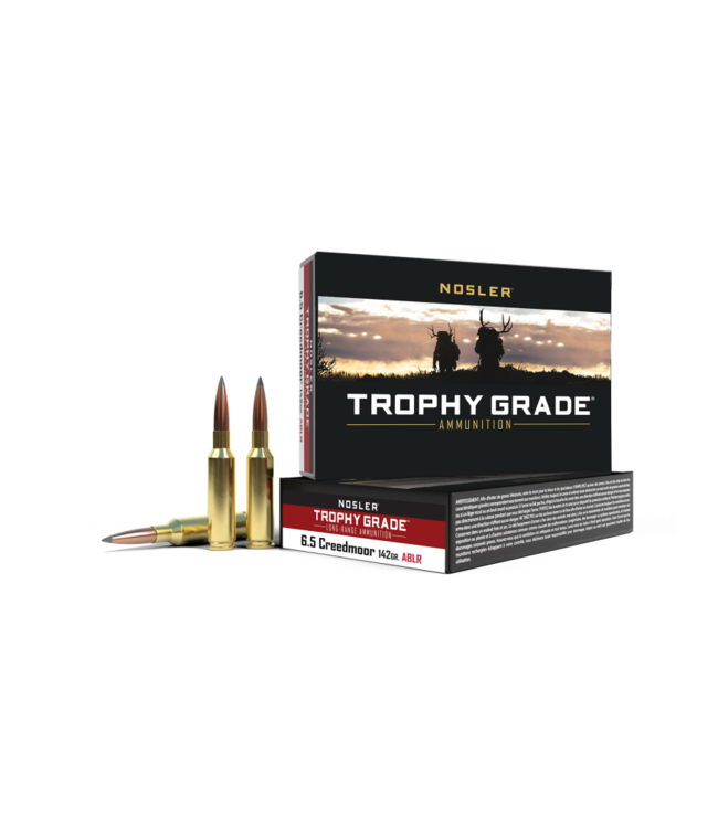 Nosler Trophy Grade Accubond LR Rifle Ammunition 6.5 Creedmoor - 142gr ABLR