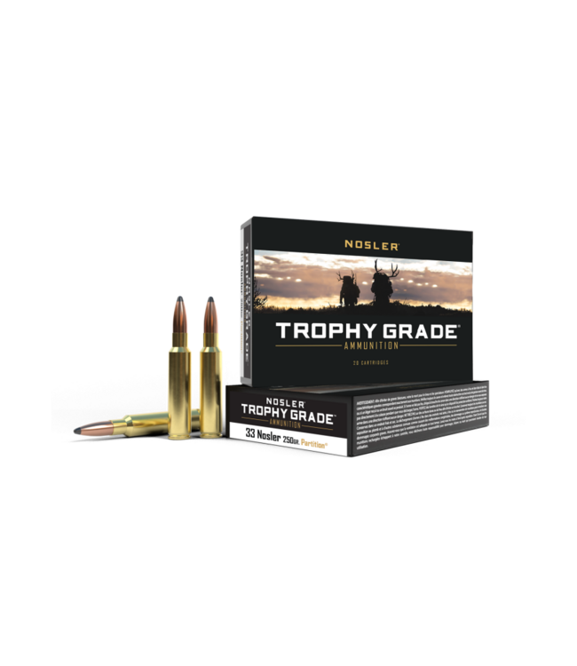 Nosler Trophy Grade 33 Nosler 250gr Partition