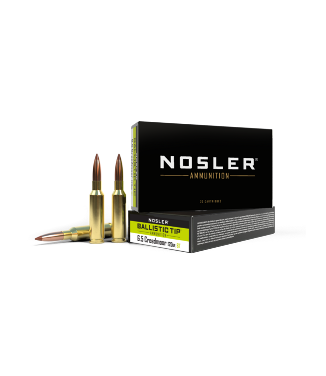Nosler Ballistic Tip Ammunition 6.5 Creedmoor - 120gr BT