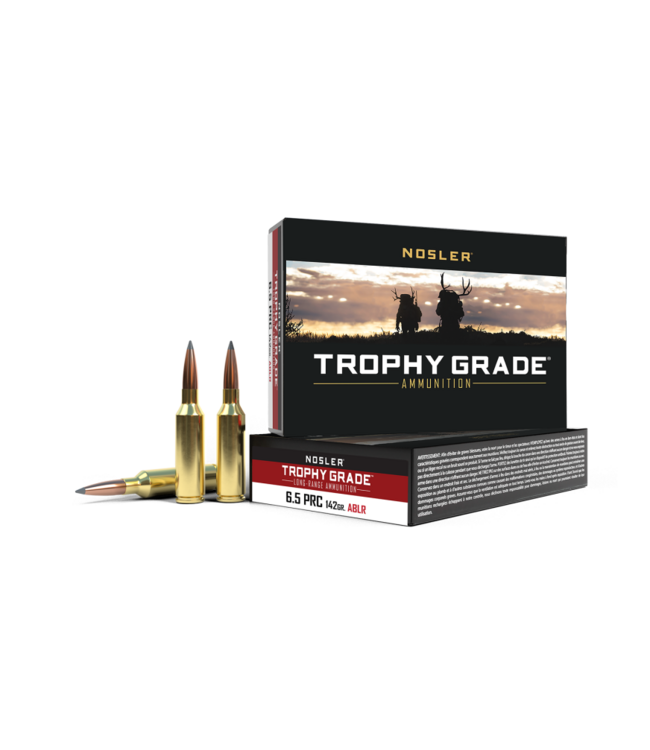 Nosler Trophy Grade Accubond LR Rifle Ammunition 6.5 PRC - 142gr ABLR