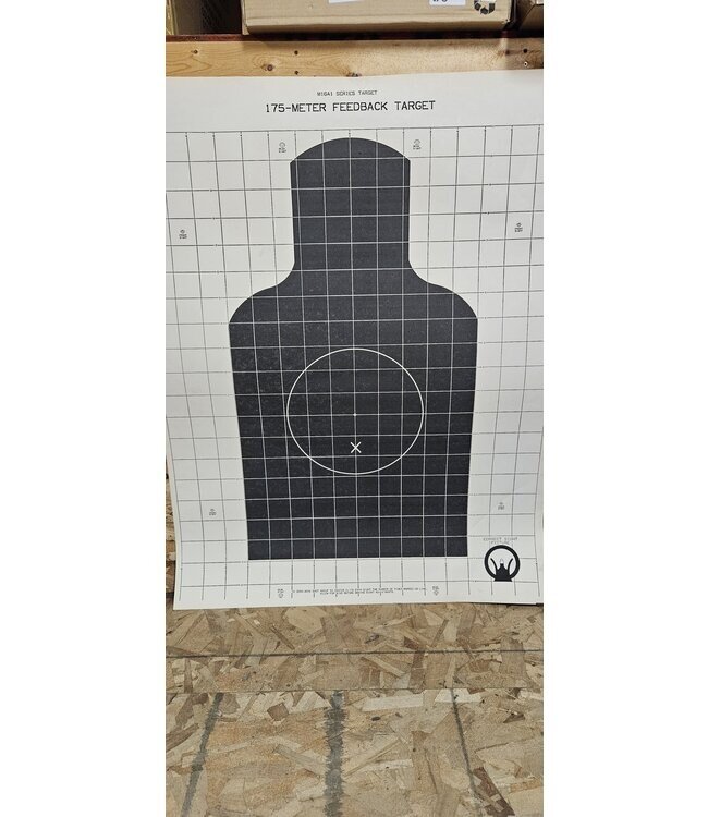 M16A1 U.S. Army 175 Meter Feedback Target $5.00 each SOLD INDIVIDUALLY