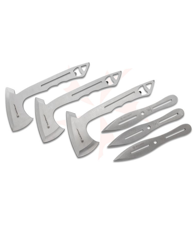 Smith & Wesson Thrower Combo Pack Axe and Knife Set 6pc