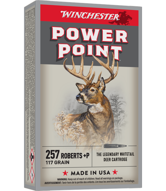 Winchester Super-X  257 Roberts 117gr PP  HP