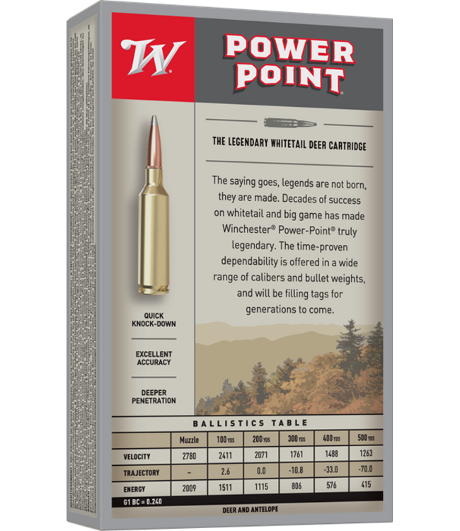 Winchester Super-X  257 Roberts 117gr PP  HP