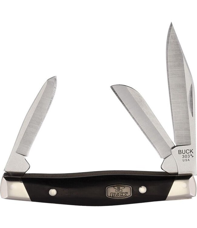 Buck Knives Cadet Slipjoint Folding Knife 2.63in Ebony Wood