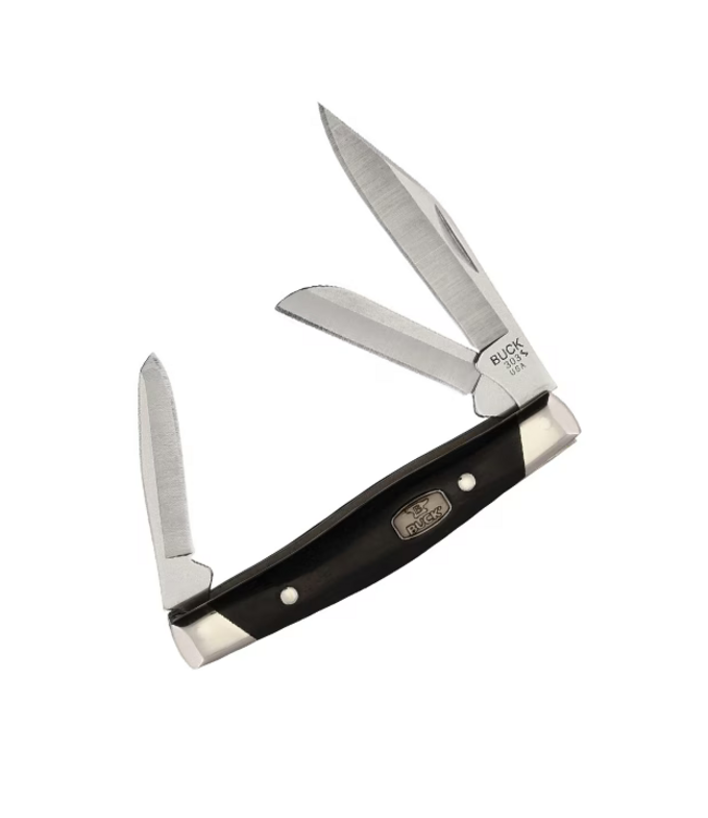 Buck Knives Cadet Slipjoint Folding Knife 2.63in Ebony Wood